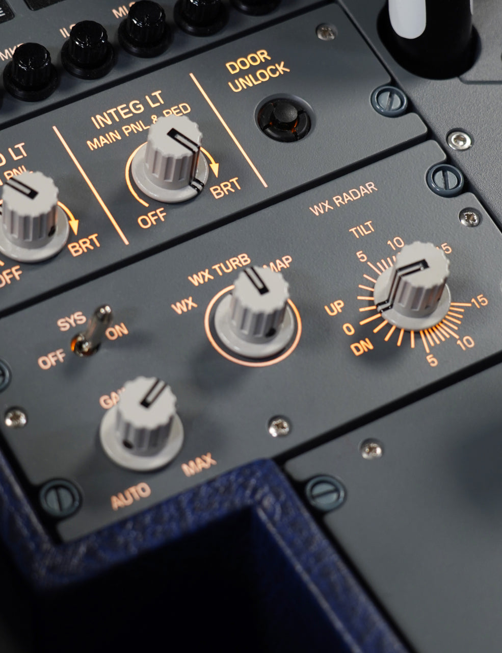 HOMELine - WX Radar panel - SKALARKI electronics Ltd - Airbus A320 - Flight Sim