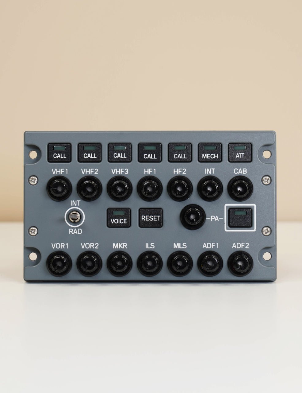 A32X - HOMELine AUDIO Panel - SKALARKI electronics Ltd - Airbus A320 - Flight Sim