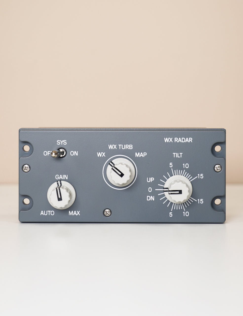 HOMELine - WX Radar panel - SKALARKI electronics Ltd - Airbus A320 - Flight Sim